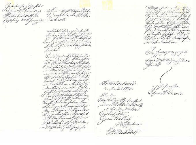 Bittschreiben Zwecks Gehaltserhohung Von Lehrer Cremer An Der Elementarschule Zu Heisterbacherrott Heisterbacherrott Den 10 Mai 1878 An Den Wohlloblichen Schulvorstand Von Heisterbacherrott Zu Handen Des Localschulinspectors Herrn Wallraf